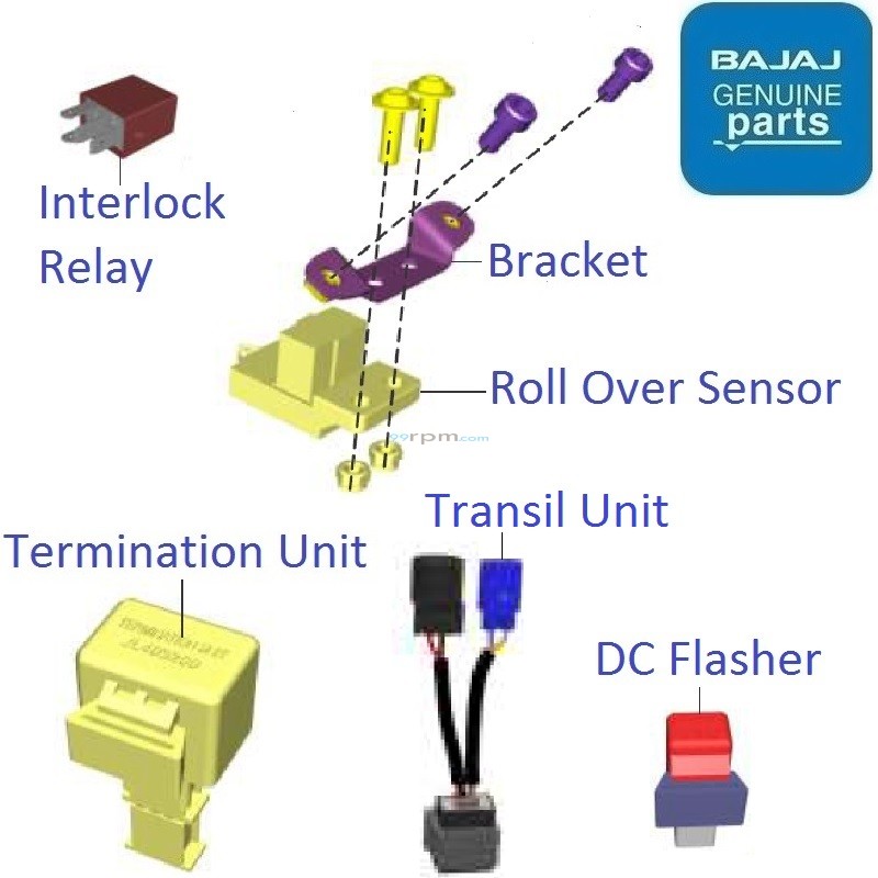 Bajaj Pulsar NS200 (BS6, 20212023) Relays