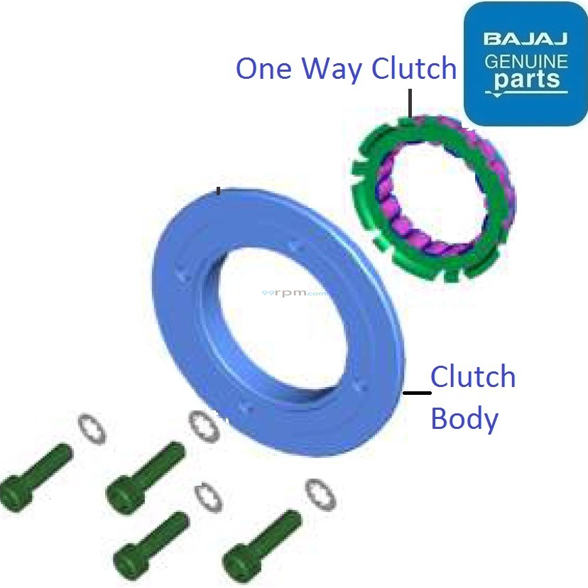 Bajaj Pulsar NS200 (BS6, FebOct 2020) Starter Clutch