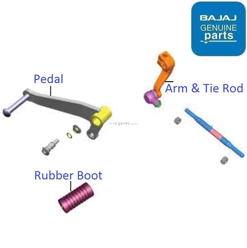 Bajaj Pulsar P150 (Twin Disc, 202223) Gear Shift Pedal