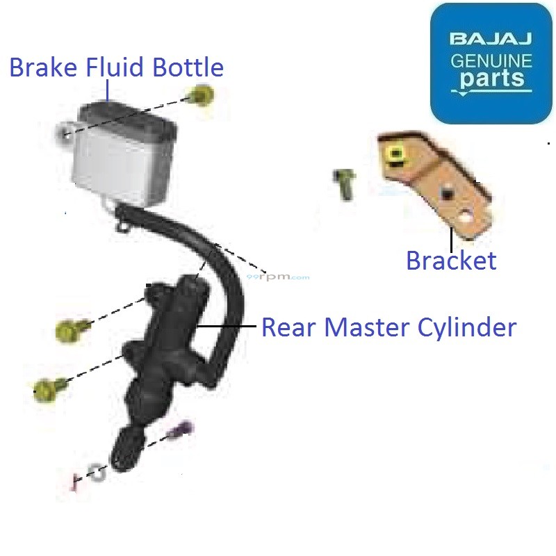 Bajaj Pulsar P150 (Twin Disc, 202223) Rear Brake Master Cylinder