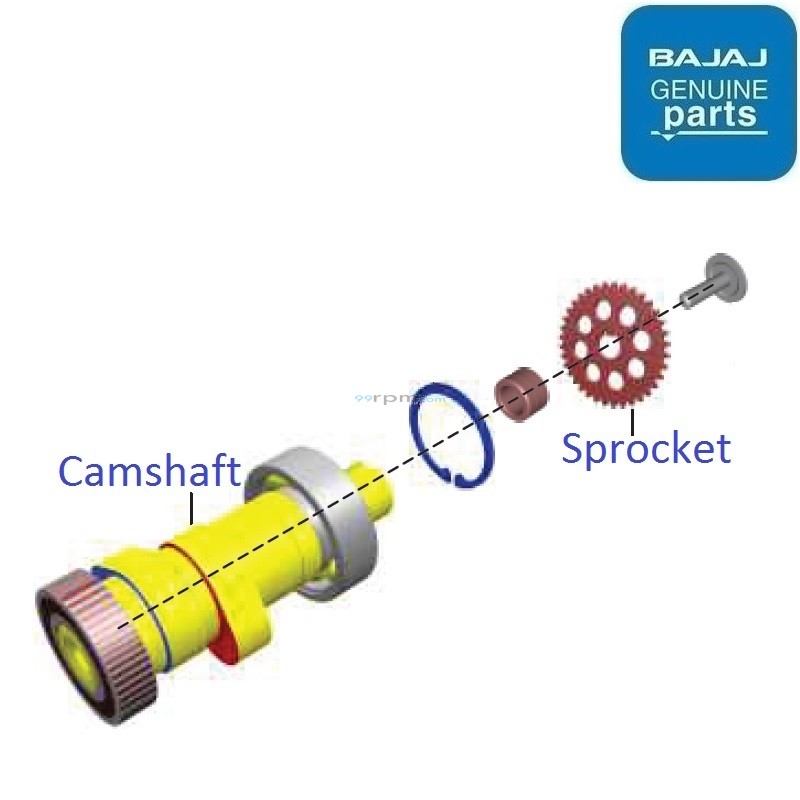 Bajaj Pulsar P150 (Single Disc, 202223) Camshaft