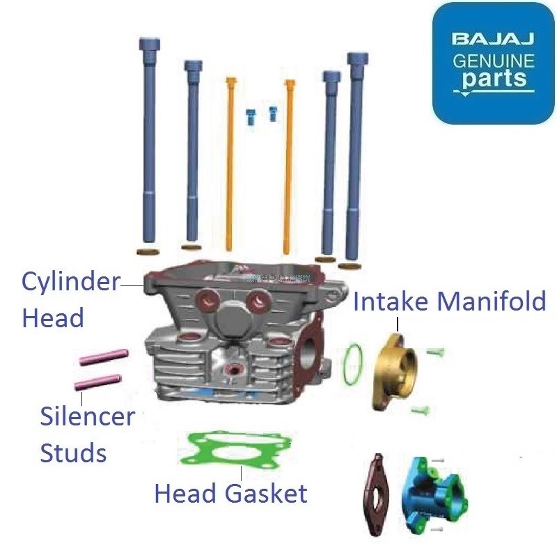 Bajaj Pulsar P150 (Single Disc, 202223) Cylinder Head