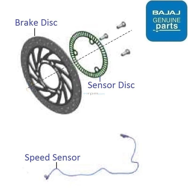 Bajaj Pulsar P150 (Single Disc, 2022-23): Front Brake Disc