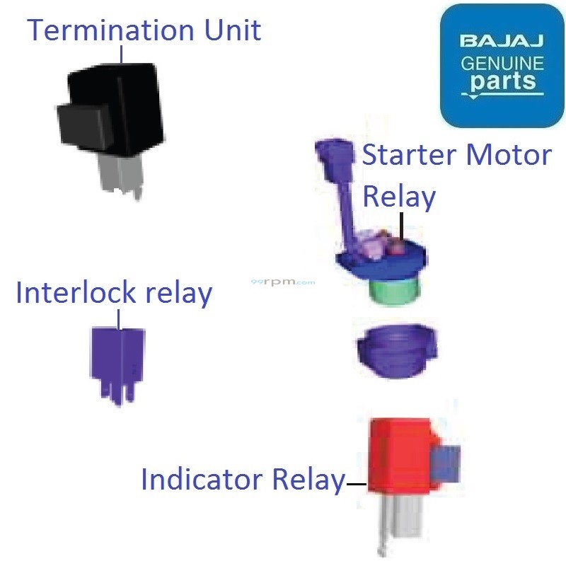 Bajaj Pulsar P150 (Single Disc, 202223) Relays & Fuses