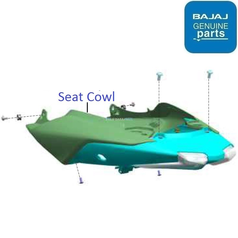 Bajaj Pulsar P150 (Single Disc, 202223) Seat Cowl