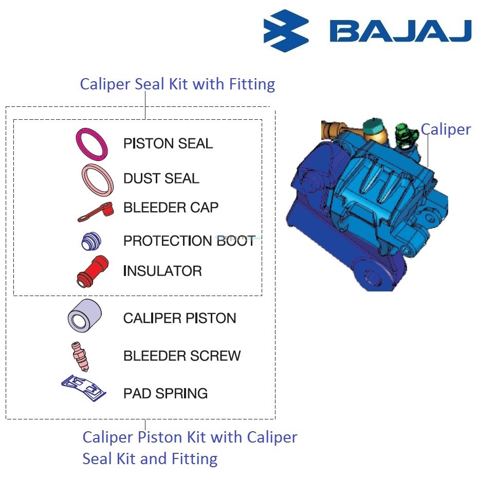Bajaj Pulsar 200NS Rear Brake Caliper