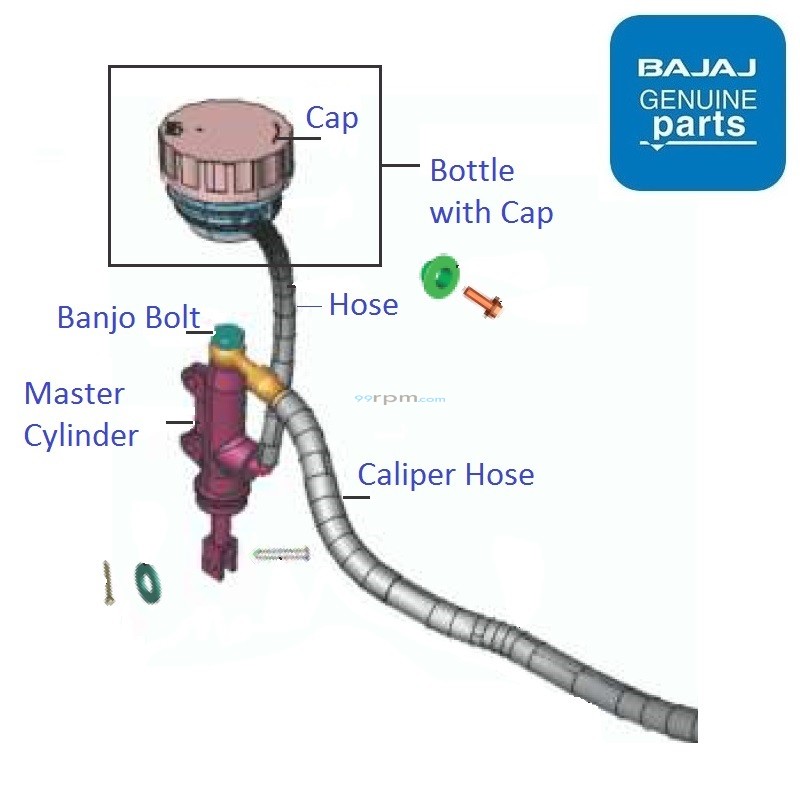 Bajaj Dominar 400 Rear Brake Master Cylinder