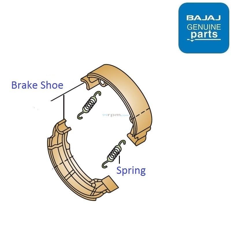 Bajaj V12 Rear Brake Shoe