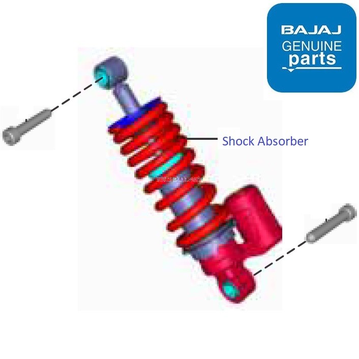 bajaj discover rear shock absorber price