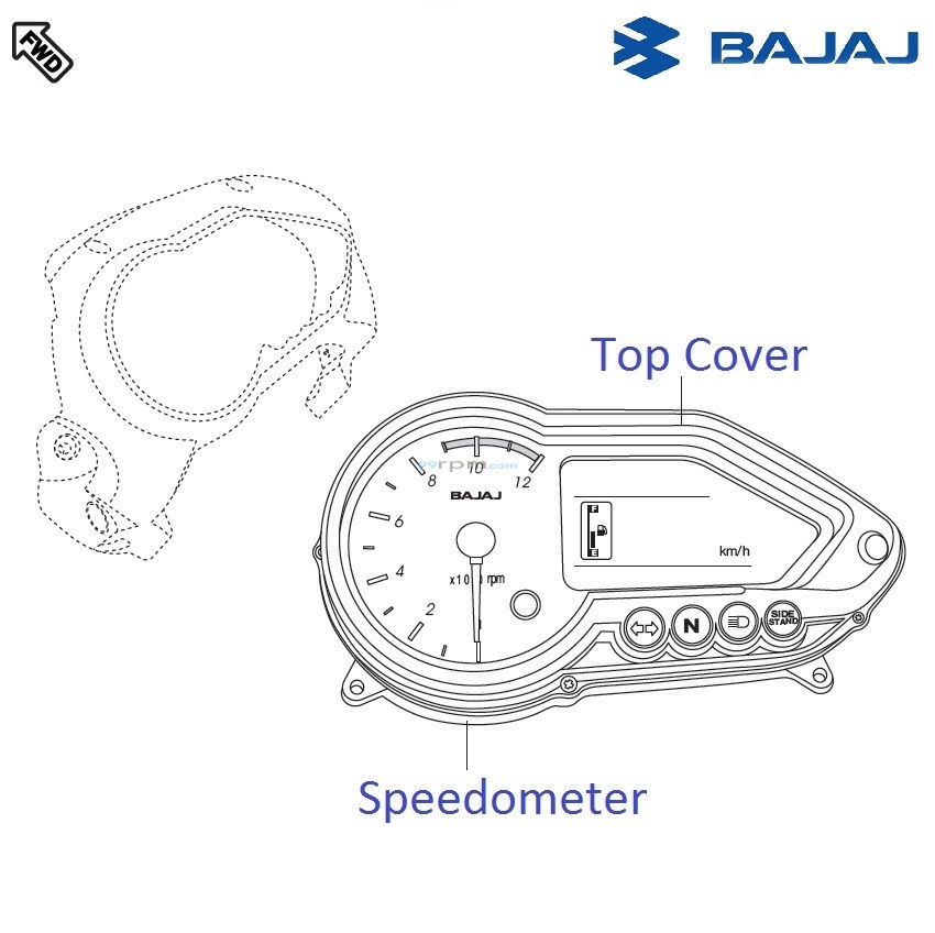 Bajaj Pulsar 220F DTSi Speedometer