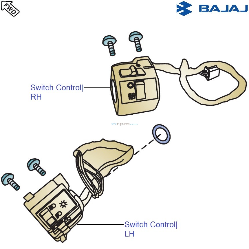 Bajaj Avenger Street 220 Handle Switch Control