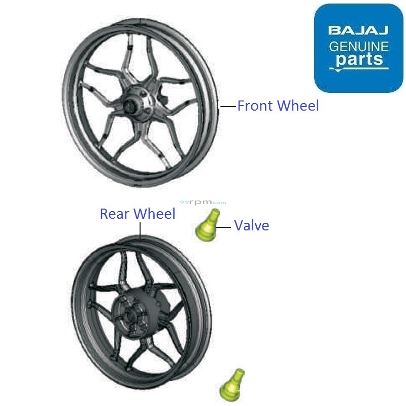 Bajaj Pulsar NS160 (201718) Wheels