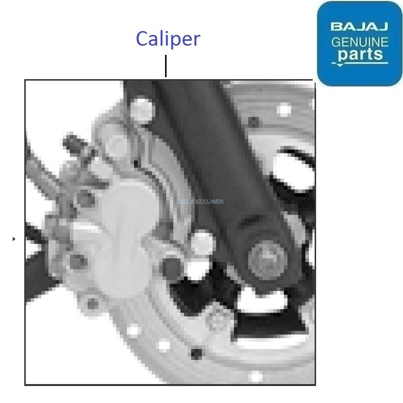 Bajaj XCD 125 Front Disc Brake Caliper