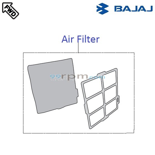 Bajaj Pulsar 220F DTS i Air Filter