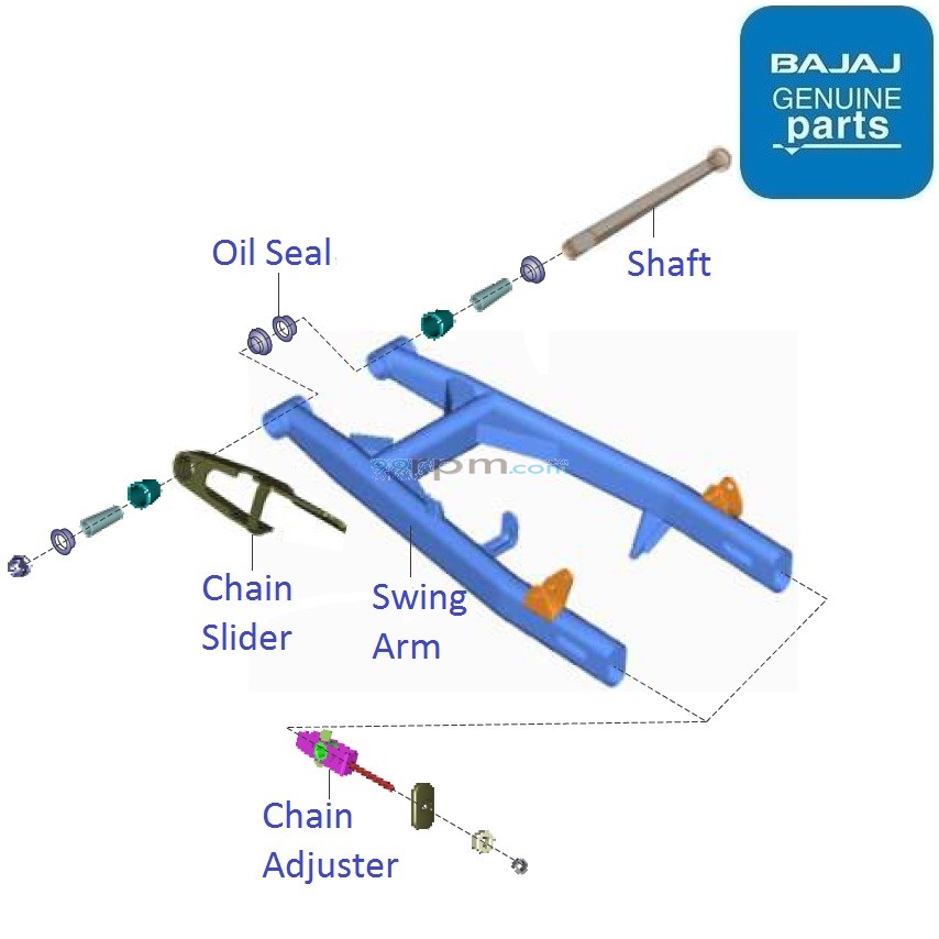 Pulsar 220 swing arm price on sale