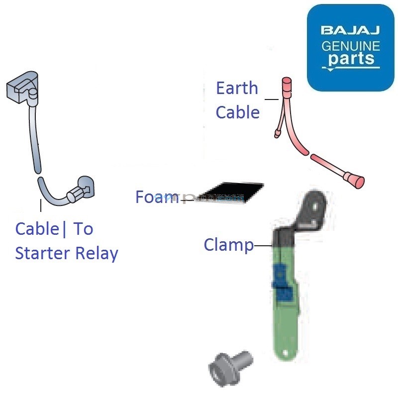 Bajaj V12 Battery Tray