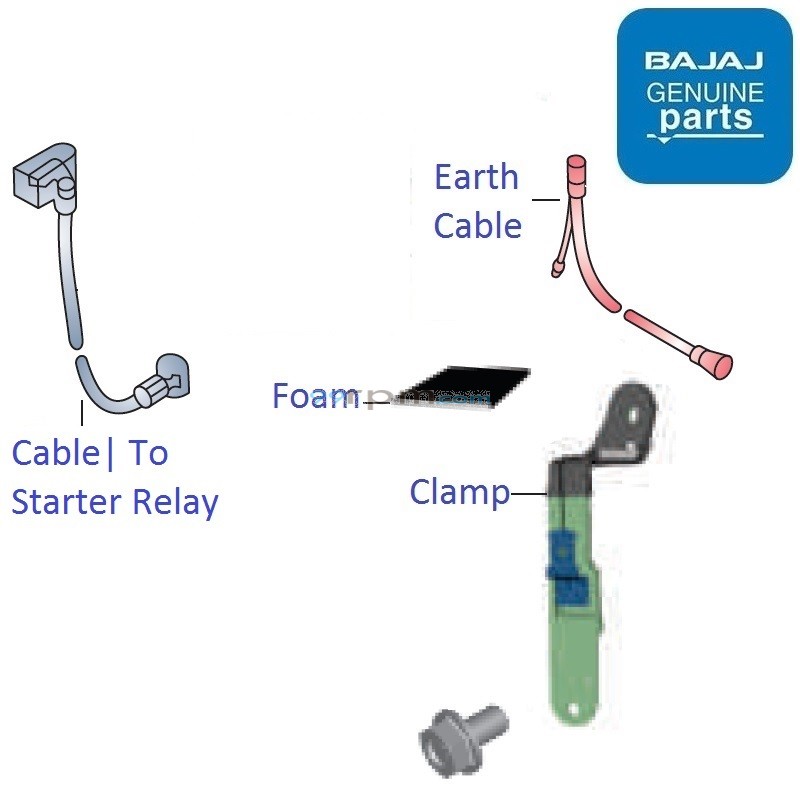 Bajaj V15 Battery Tray