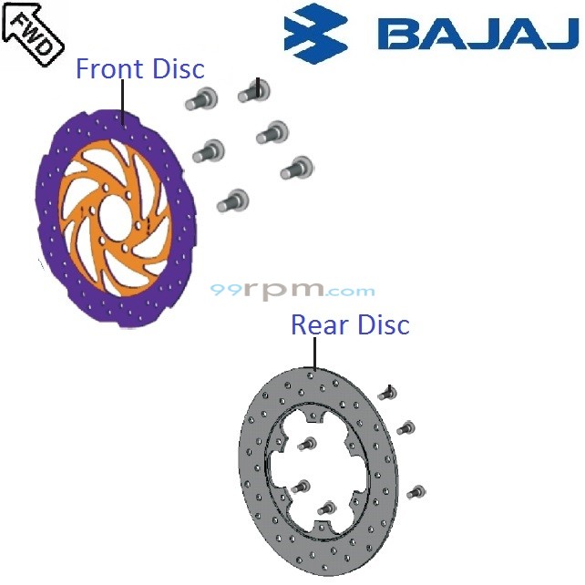 Ns 200 disc brake price outlet
