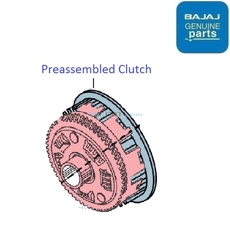 Bajaj Pulsar RS200 BS4 DTSi Clutch Assembly
