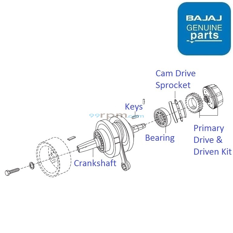 Bajaj Pulsar 220 DTS Fi Crankshaft