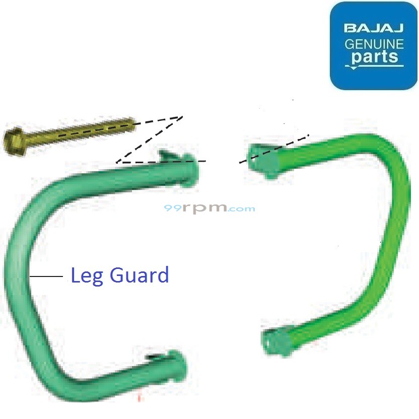 Bajaj ct 100 leg guard hot sale