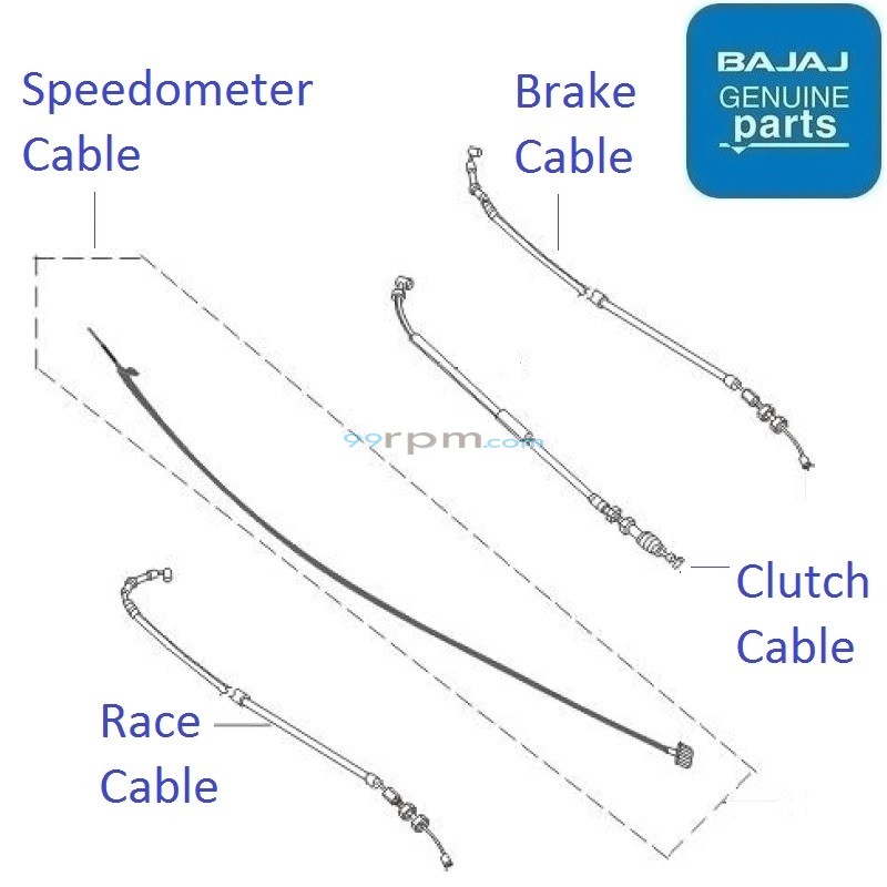 Bajaj discover 100 clutch cable price online