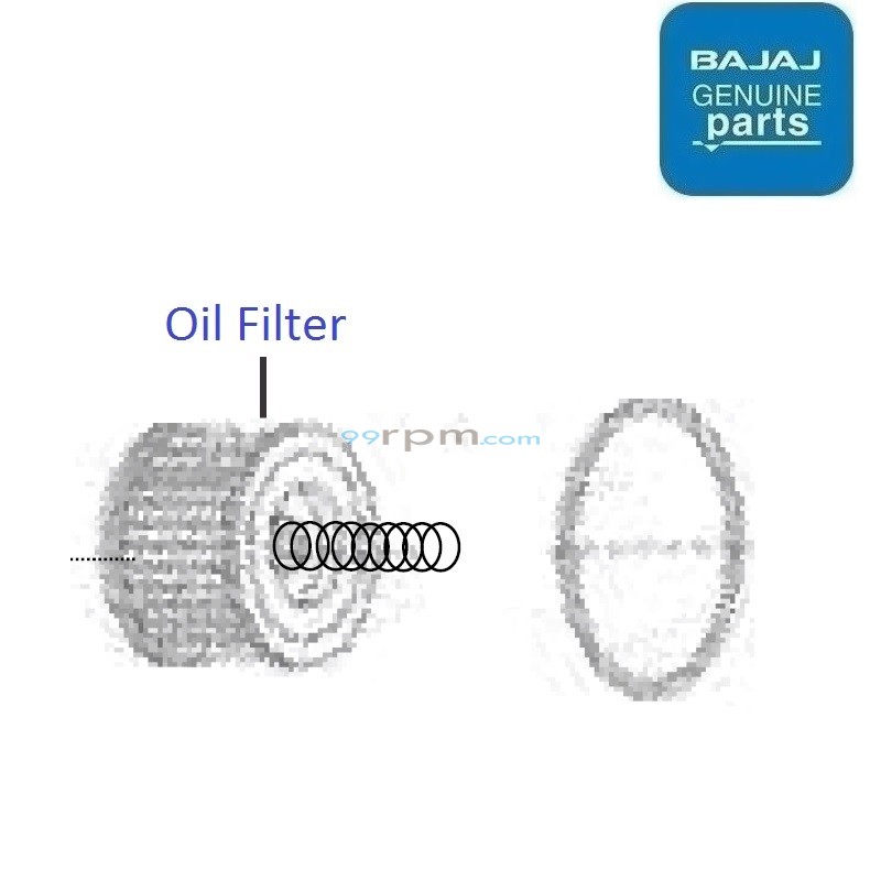 Discover 100 DTS Si 5Gears 2009 2012 Oil Filter