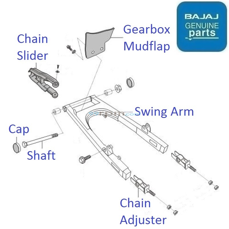 Bajaj discover 100 gearbox price on sale