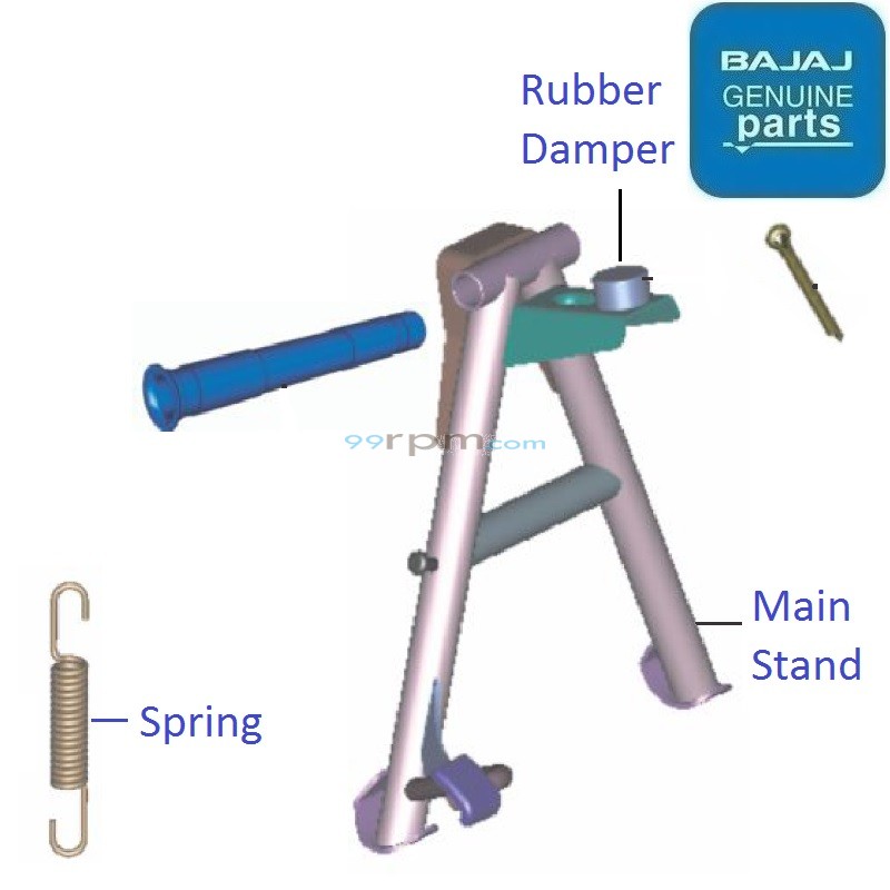 Bajaj discover 100 side stand price discount