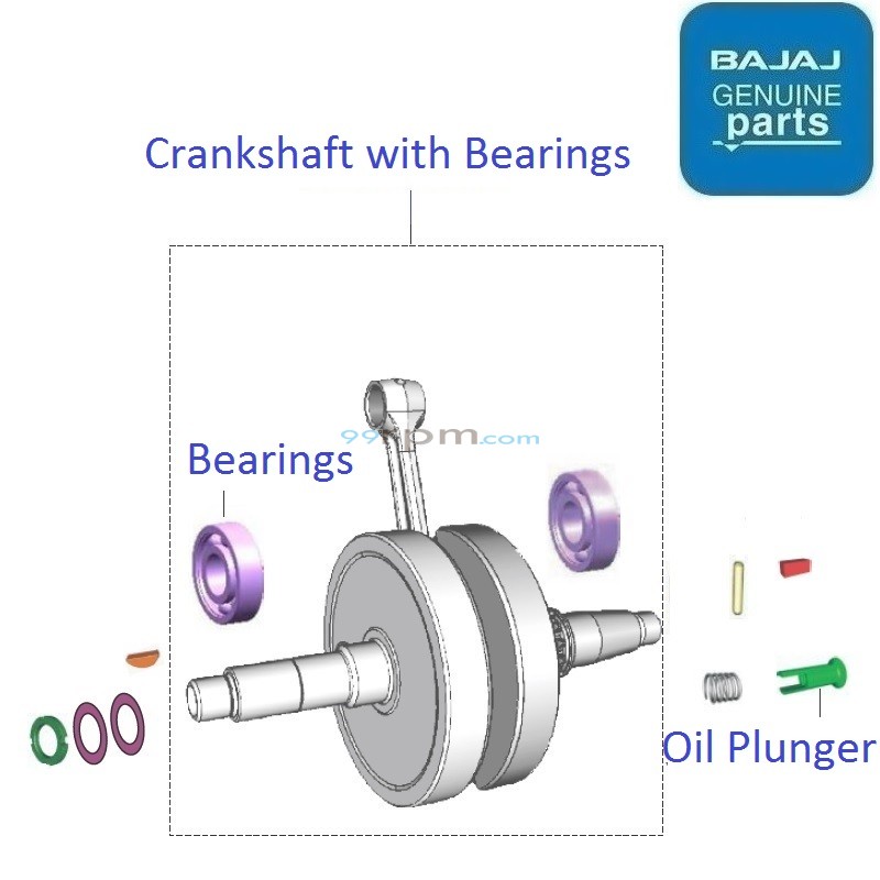 Discover 100M 2013 2015 Crankshaft
