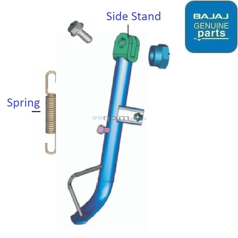 Bajaj discover 100 side stand price top
