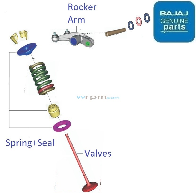 Discover 100T 2013 2014 Engine Valve