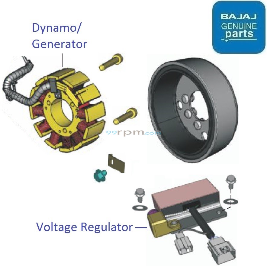 Bajaj discover 100 coil price hot sale