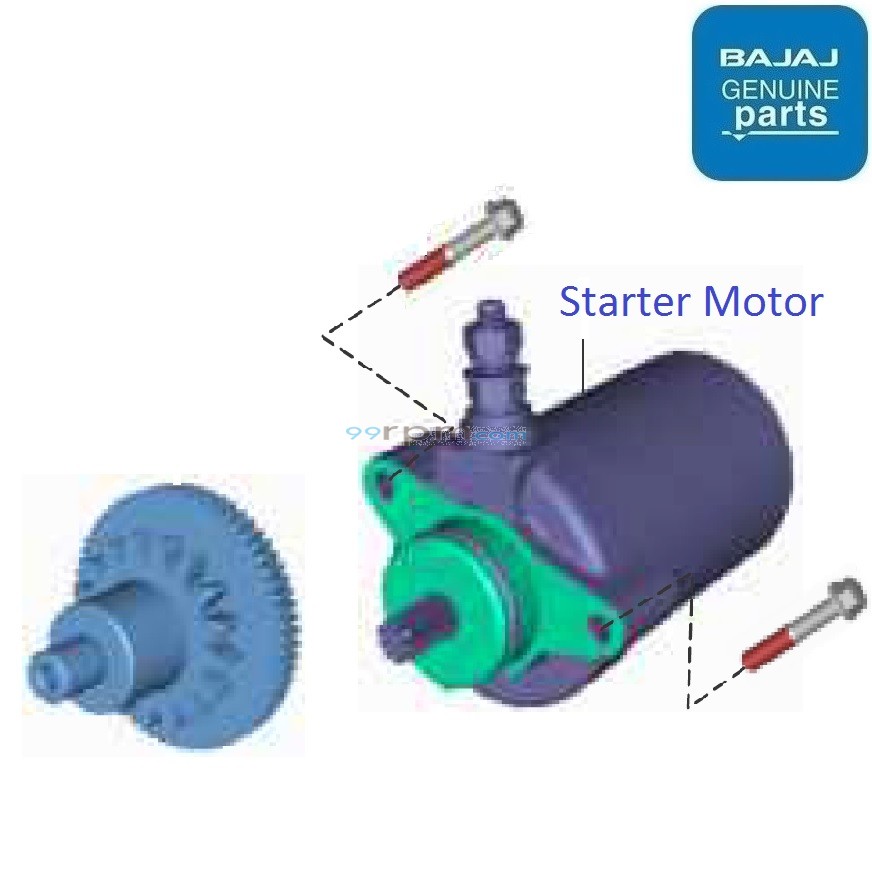Bajaj Discover 110 BS4 2018 20 Starter Motor