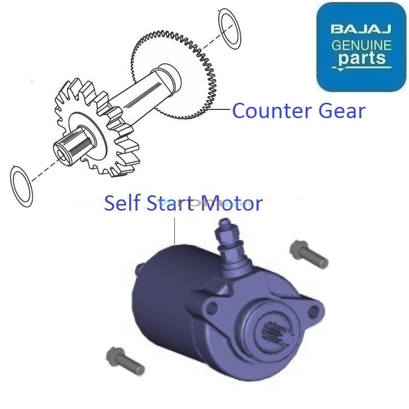 Discover 125 2011 2014 Starter Motor