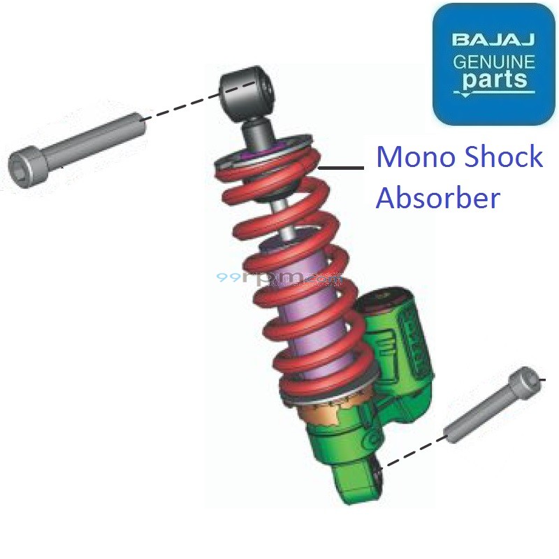 Discover 125ST 2012 2014 Rear Suspension