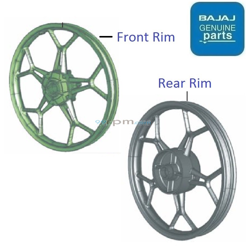 Discover 125T 2013 2014 Alloy Wheel Rim