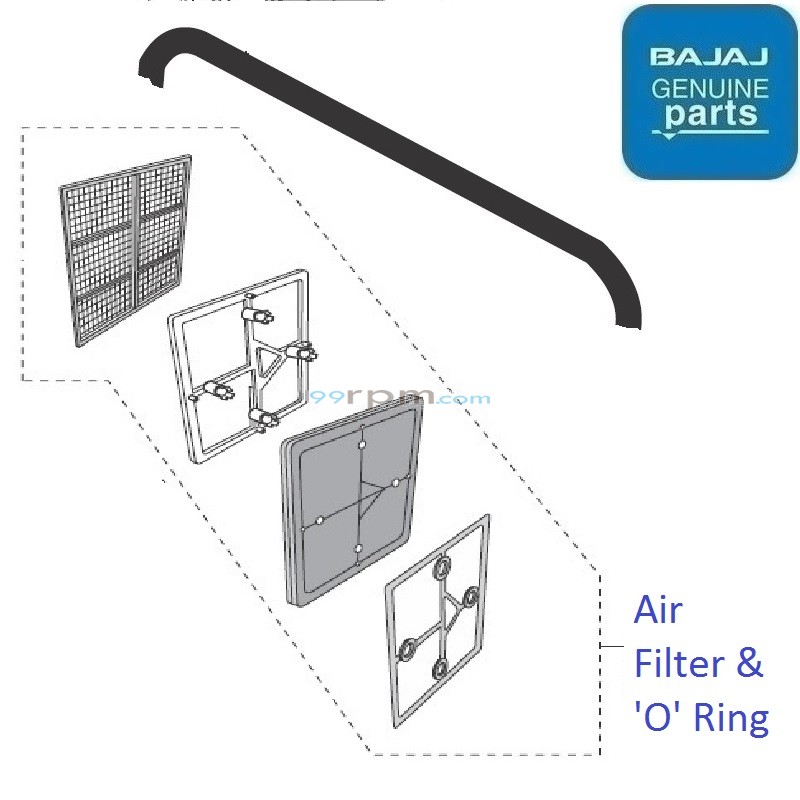 Bajaj discover 100cc air filter price outlet