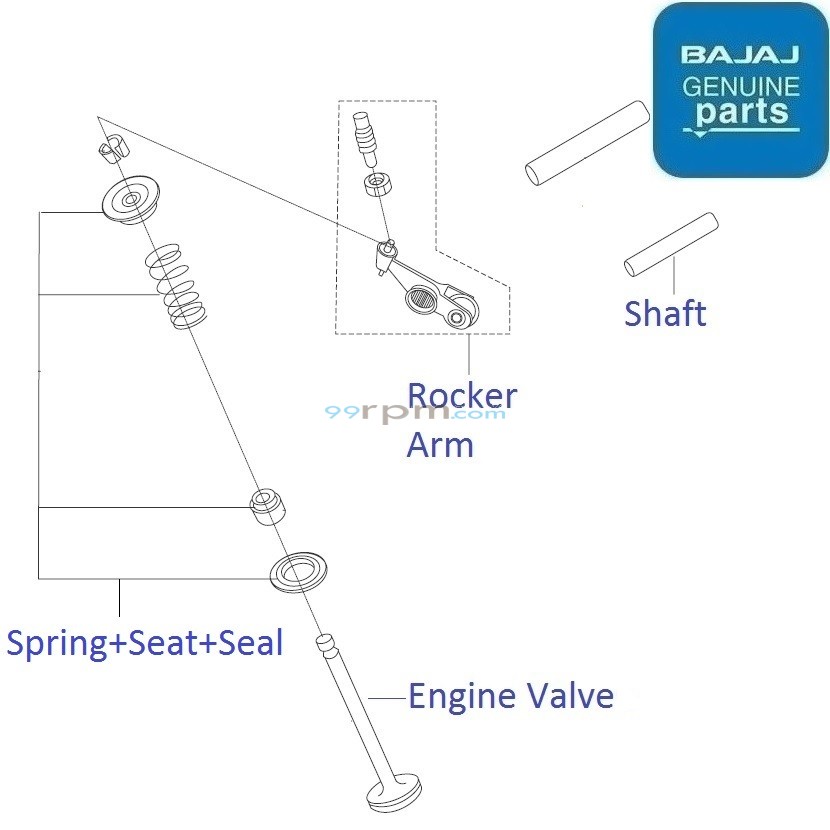 Pulsar 150 engine valve price clearance