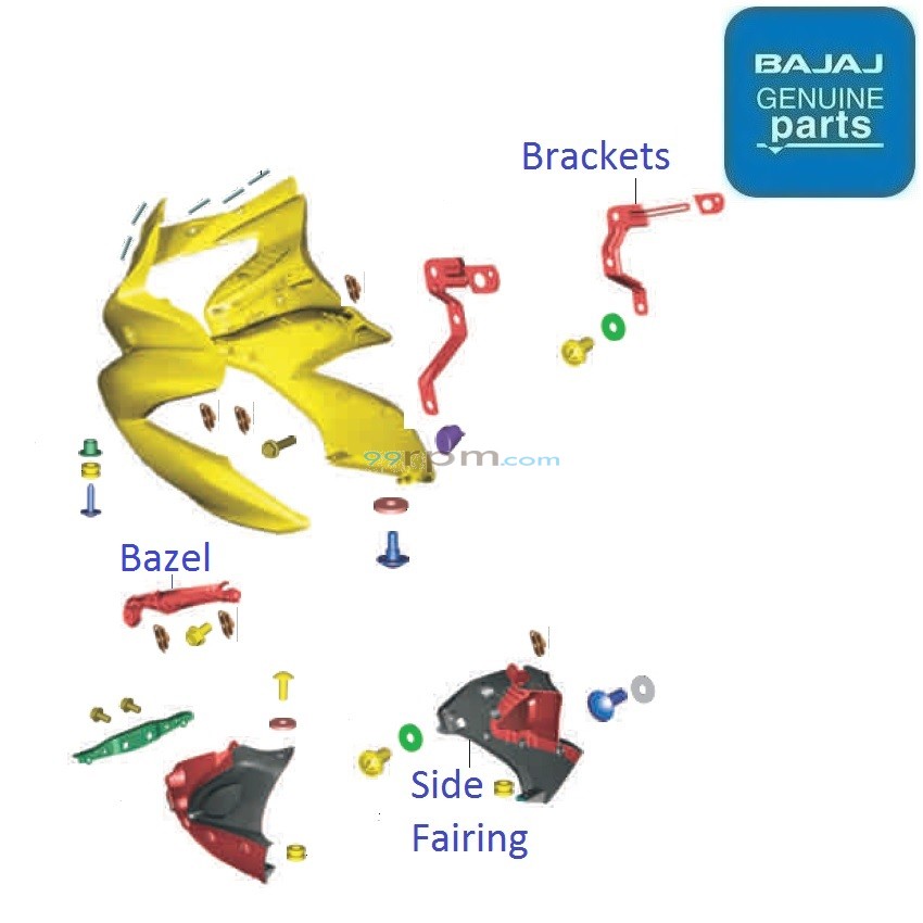 Discover 150F 2014 2016 Headlamp Fairing