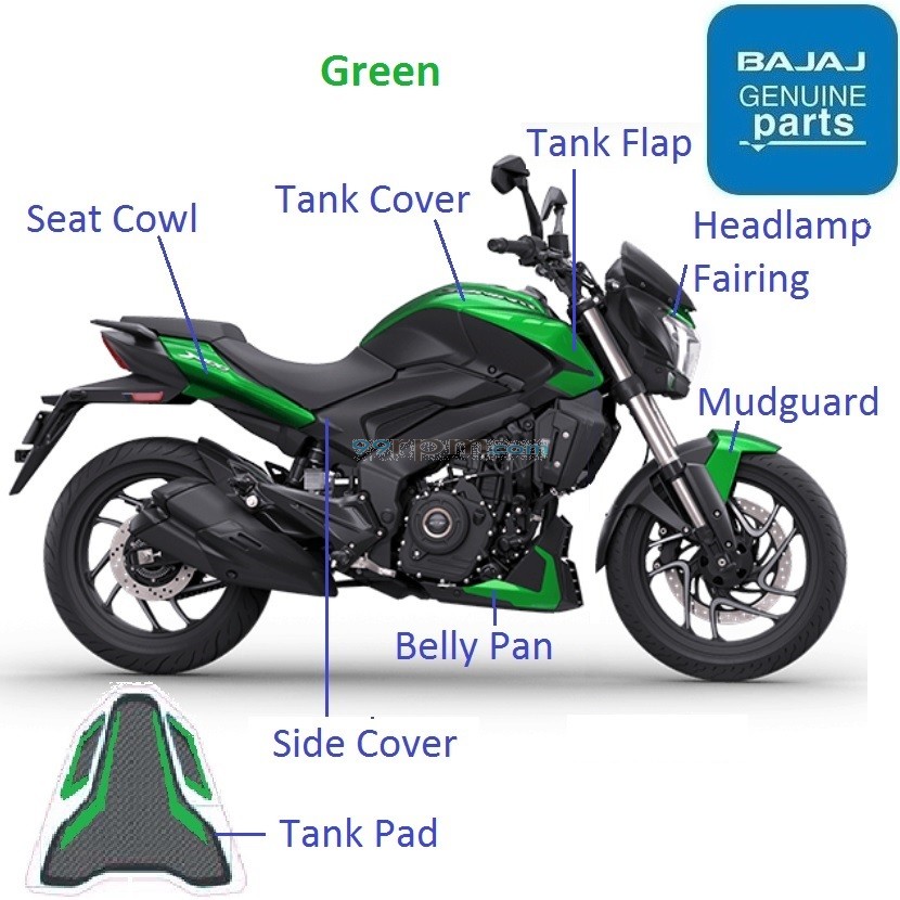 Dominar 400 bs6 green sale