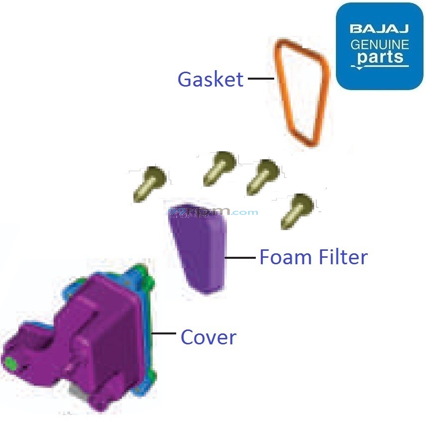 Bajaj Pulsar NS160 (2017-18): EGR Filter