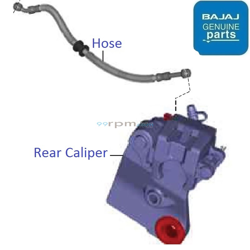 Bajaj Pulsar F250 (Twin Channel ABS, 2021-23): Rear Brake Caliper 
