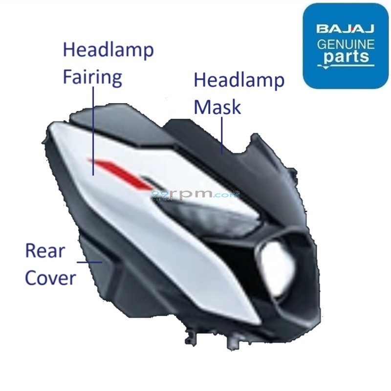 Bajaj Pulsar N150 Single Disc 2023 24 Headlamp Fairing