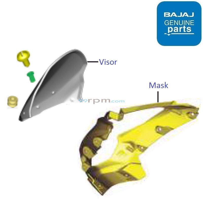 Pulsar 150 headlight visor price original clearance