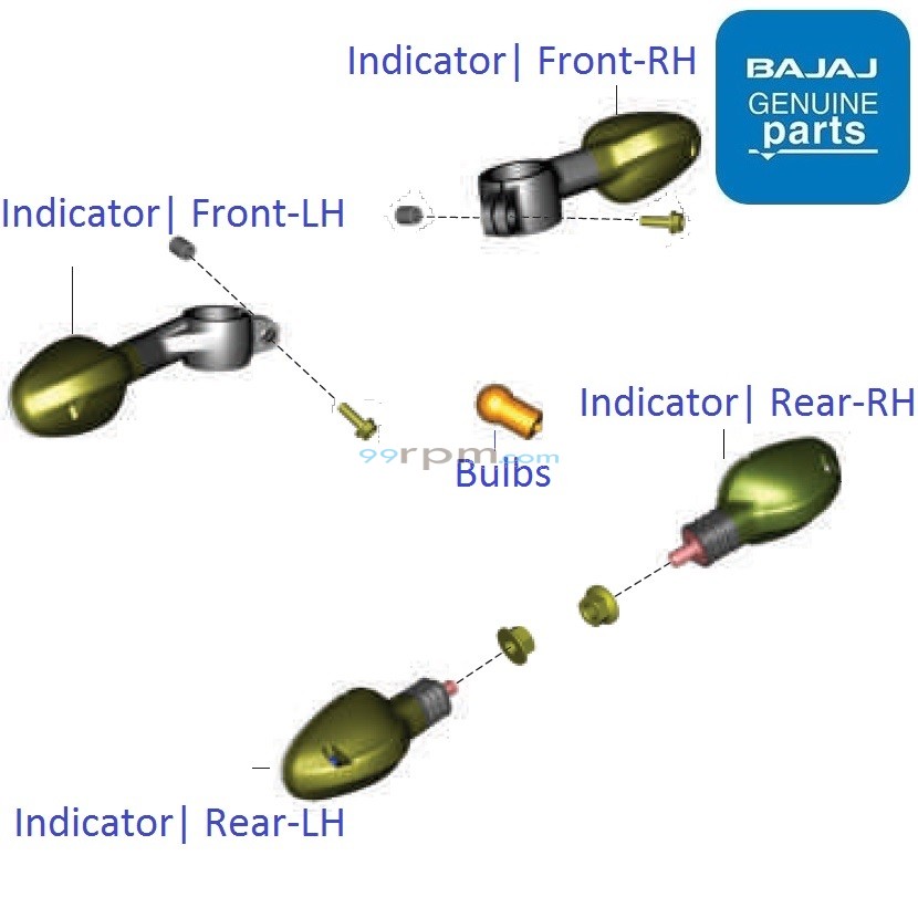 bajaj v15 indicator