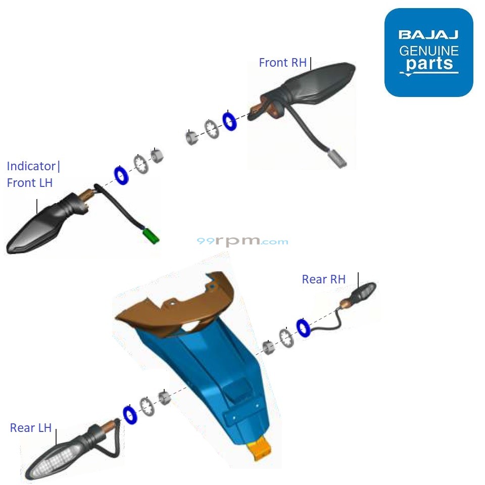 Bajaj Dominar 400 Indicator Lamps