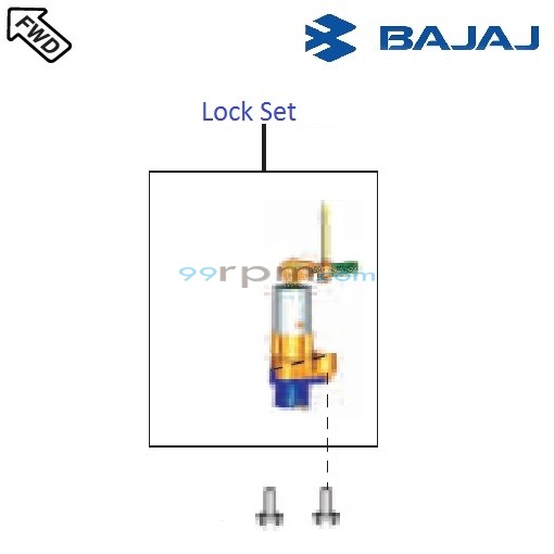 Pulsar rs 200 lock set price sale