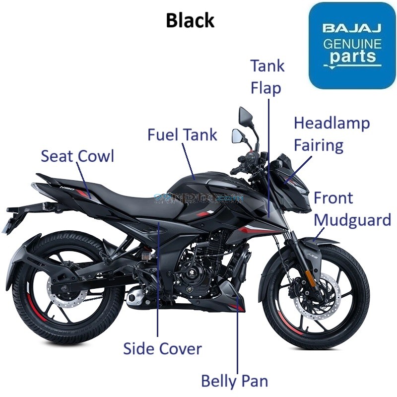 Pulsar 150 twin disc tank cover top