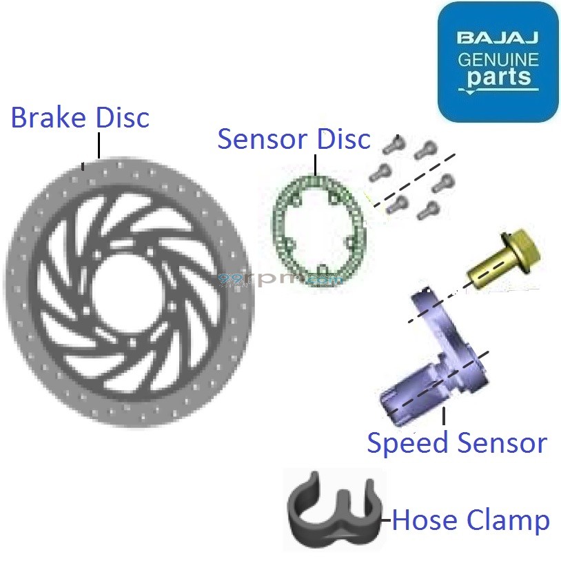 Bajaj Pulsar NS200 USD Fork 2023 Front Brake Disc